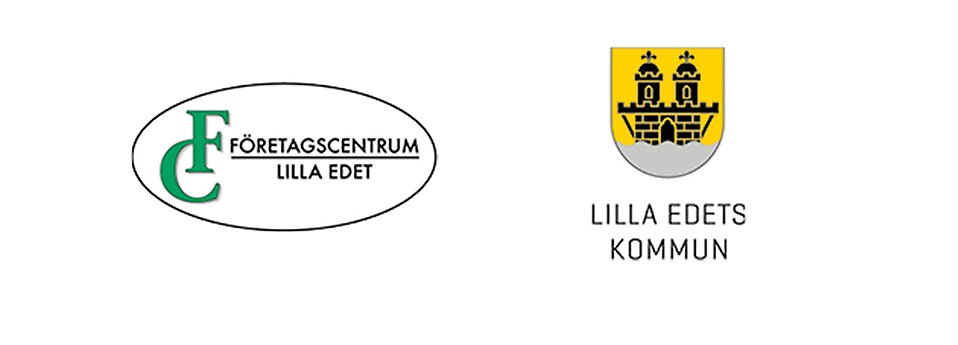 Företagscentrums och Lilla Edets kommuns logotyper